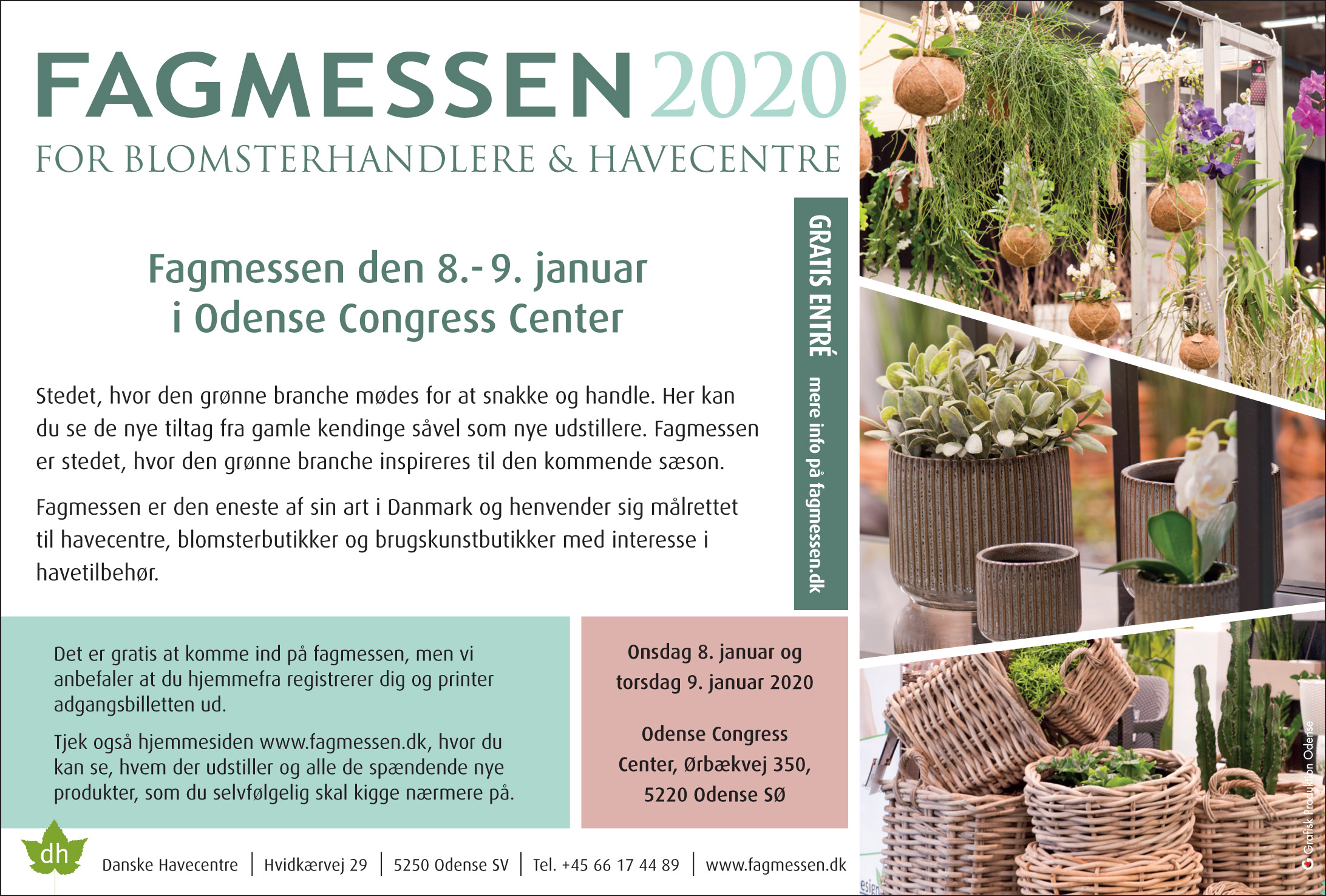 Fagmessen 2020 – For blomsterhandlere og havecentre. Infografik